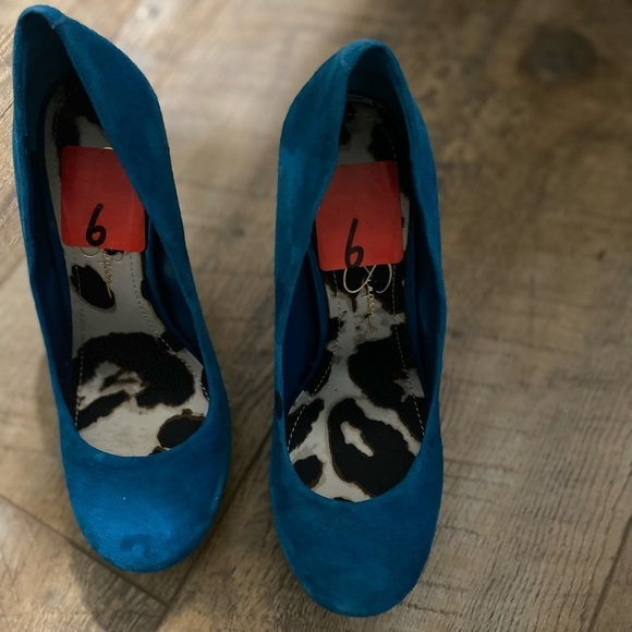 Jessica Simpson JS-Given Emerald Suede Women’s Size 6 - Picture 1 of 5